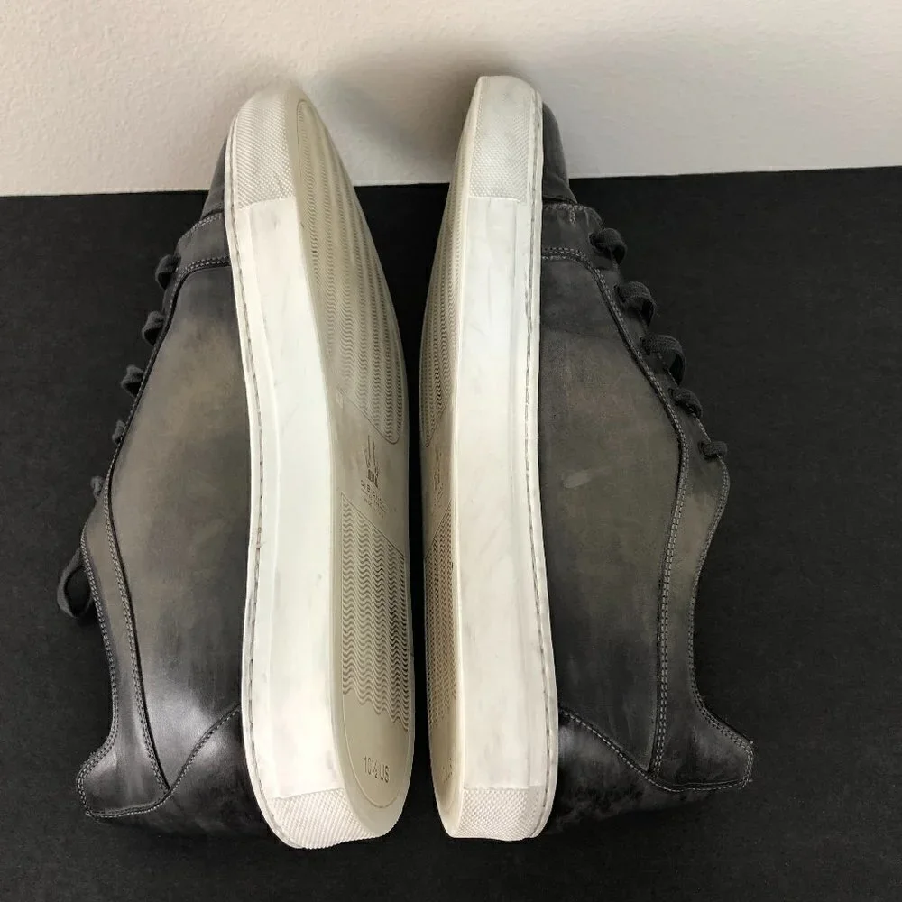 Scarpe Di Bianco Leather Sneakers Shoes